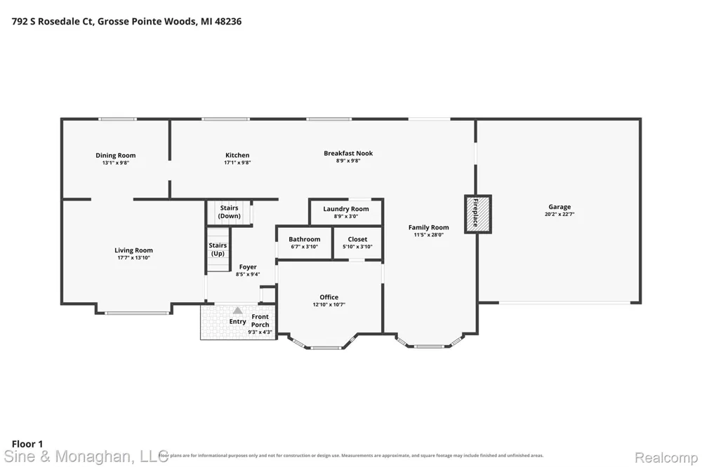 792 S Rosedale Court Grosse Pointe Woods City, MI 48236