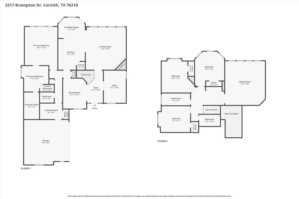 3317 Brampton Drive Corinth, TX 76210