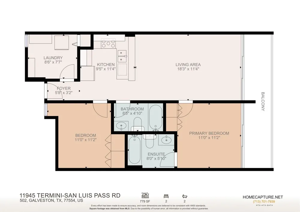 11945 Termini San Luis Pass Road #502 Galveston, TX 77554