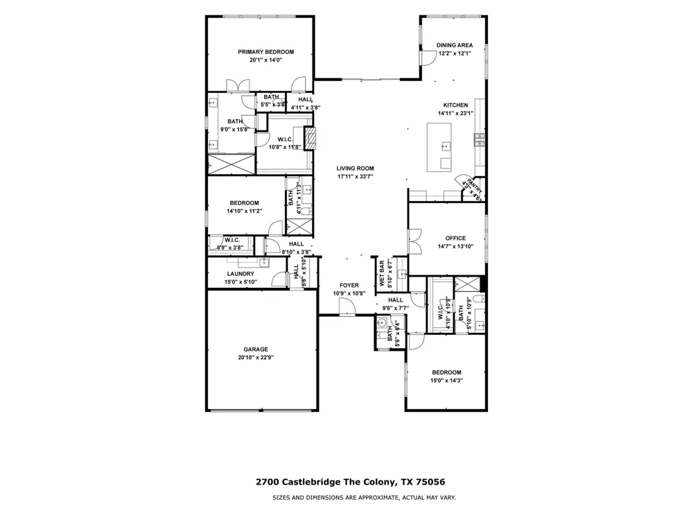 2700 Castlebridge The Colony, TX 75056