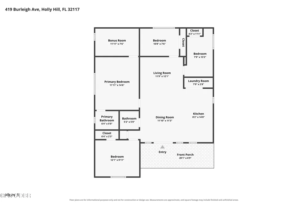 419 Burleigh Avenue Holly Hill, FL 32117