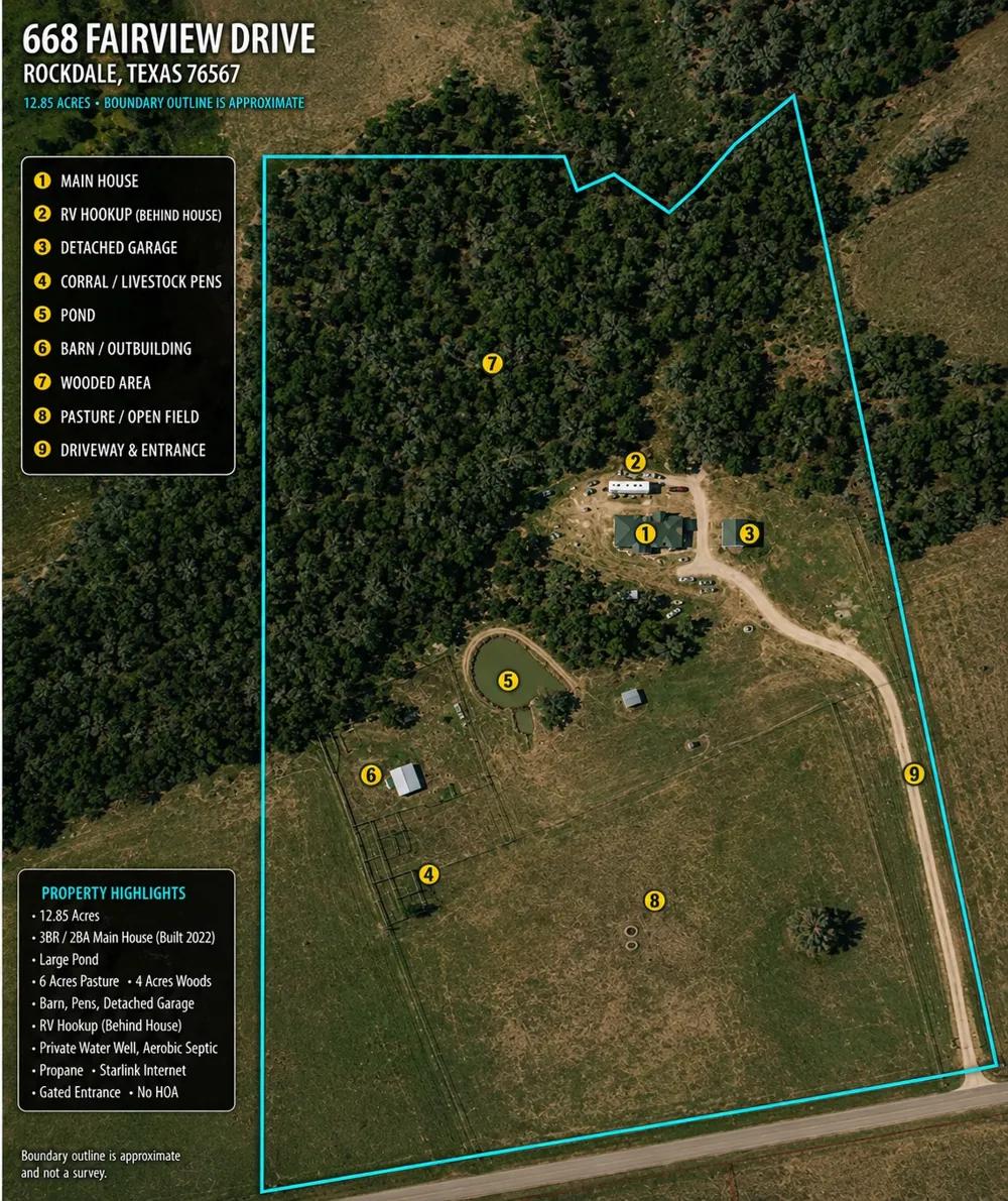 668 Fairview Drive Rockdale, TX 76567