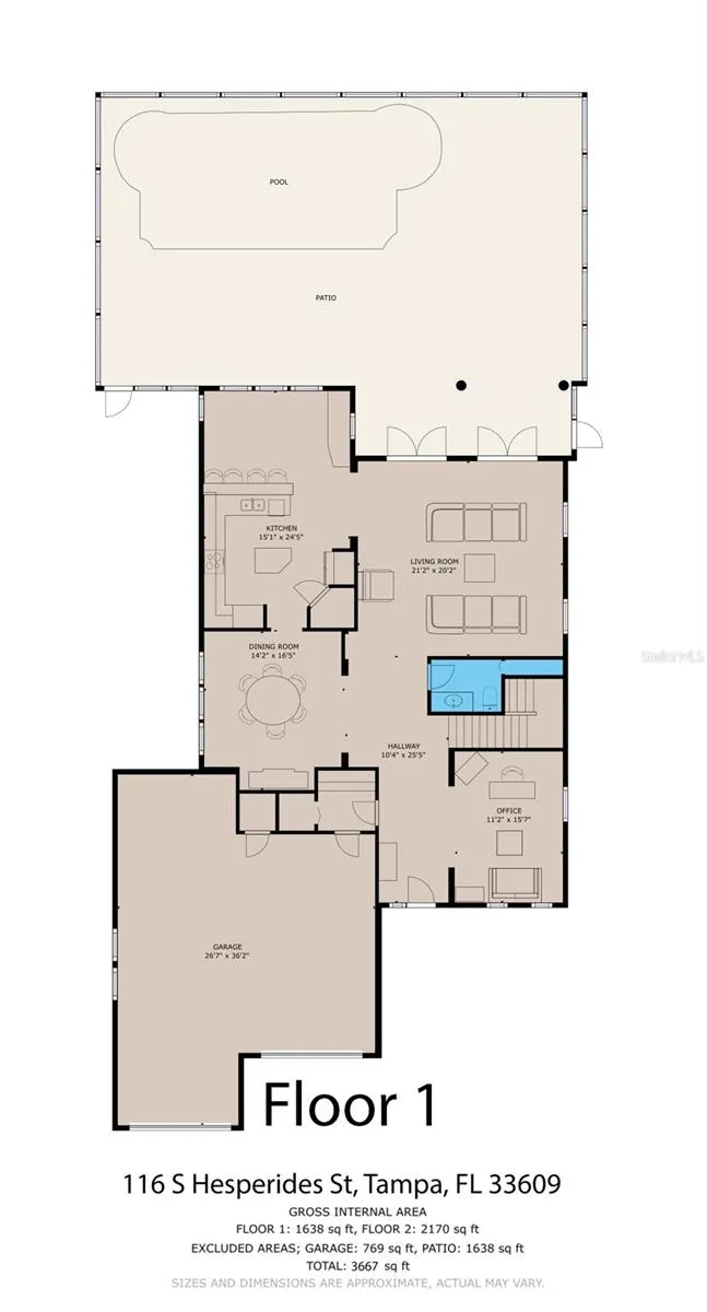 116 S HESPERIDES STREET Tampa, FL 33609