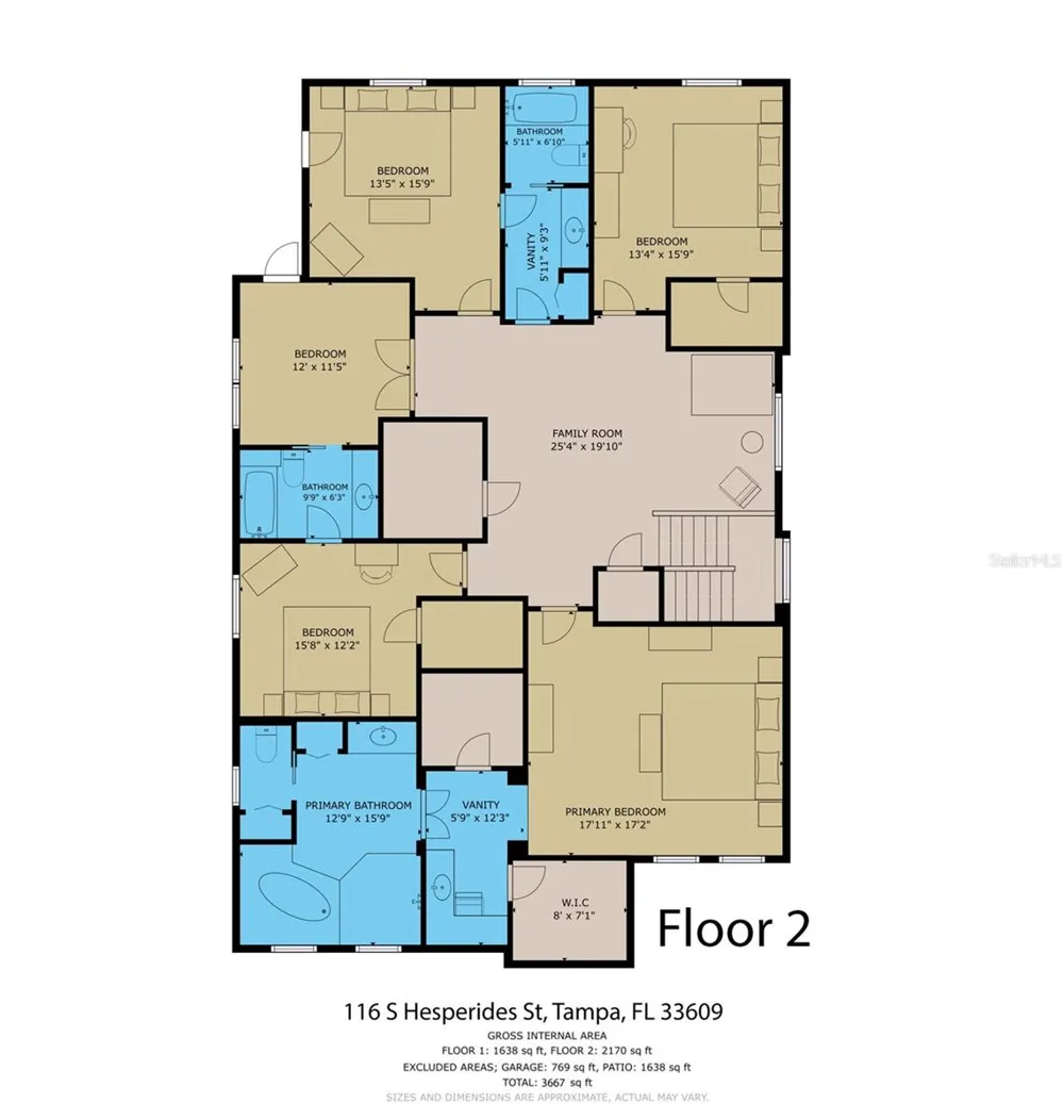 116 S HESPERIDES STREET Tampa, FL 33609