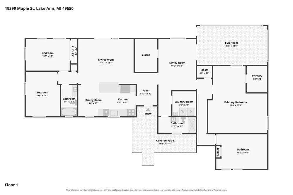 19399 Maple Street Almira Township, MI 49650