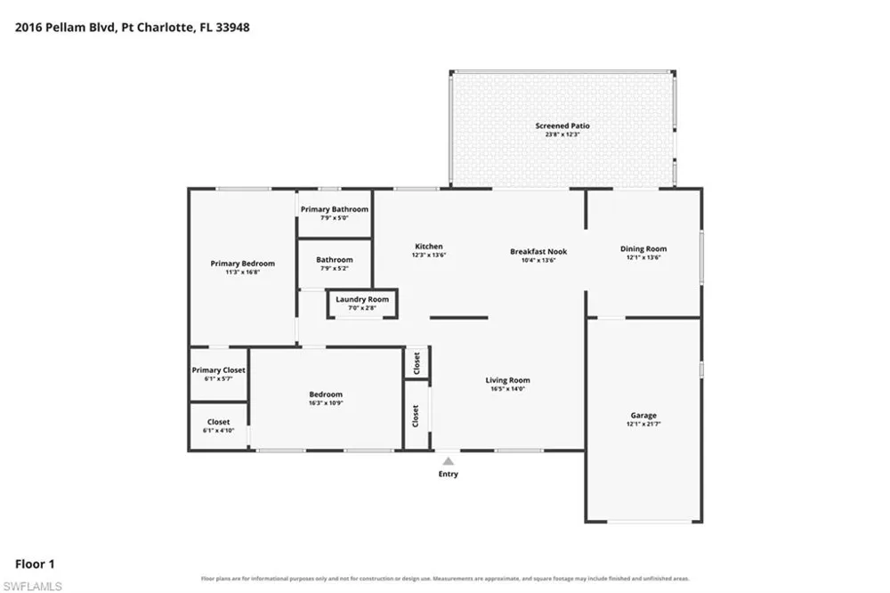 2016 Pellam Boulevard Port Charlotte, FL 33948