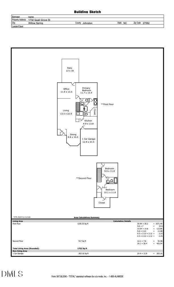 1732 Quail Grove Street Willow Springs, NC 27592