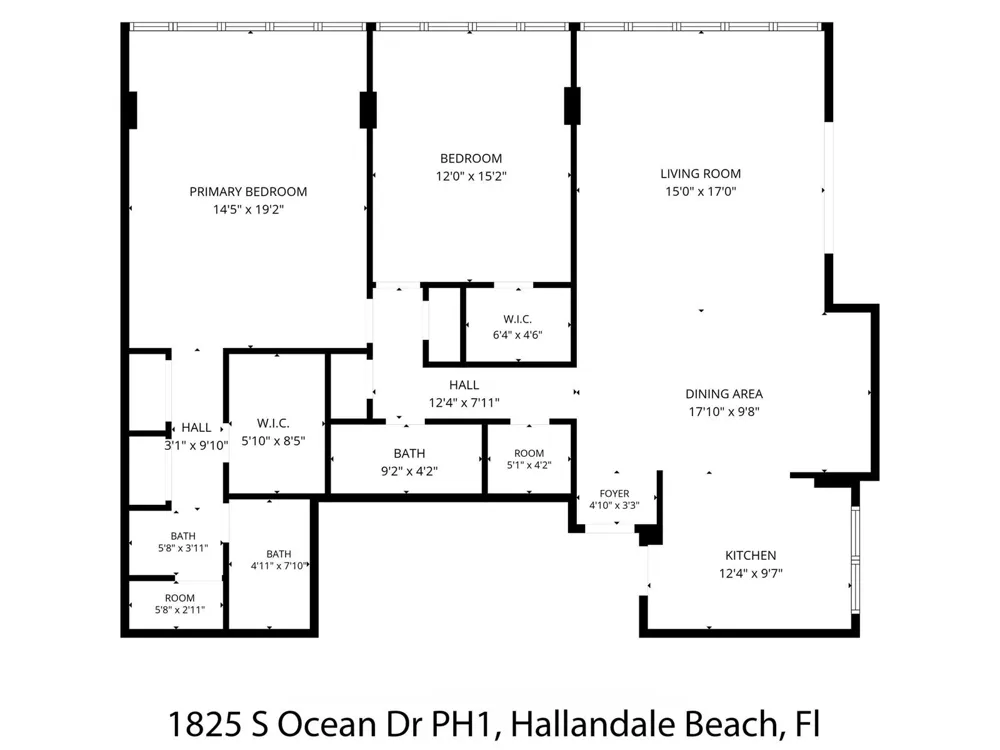 1825 S Ocean Drive #PH 1 Hallandale Beach, FL 33009