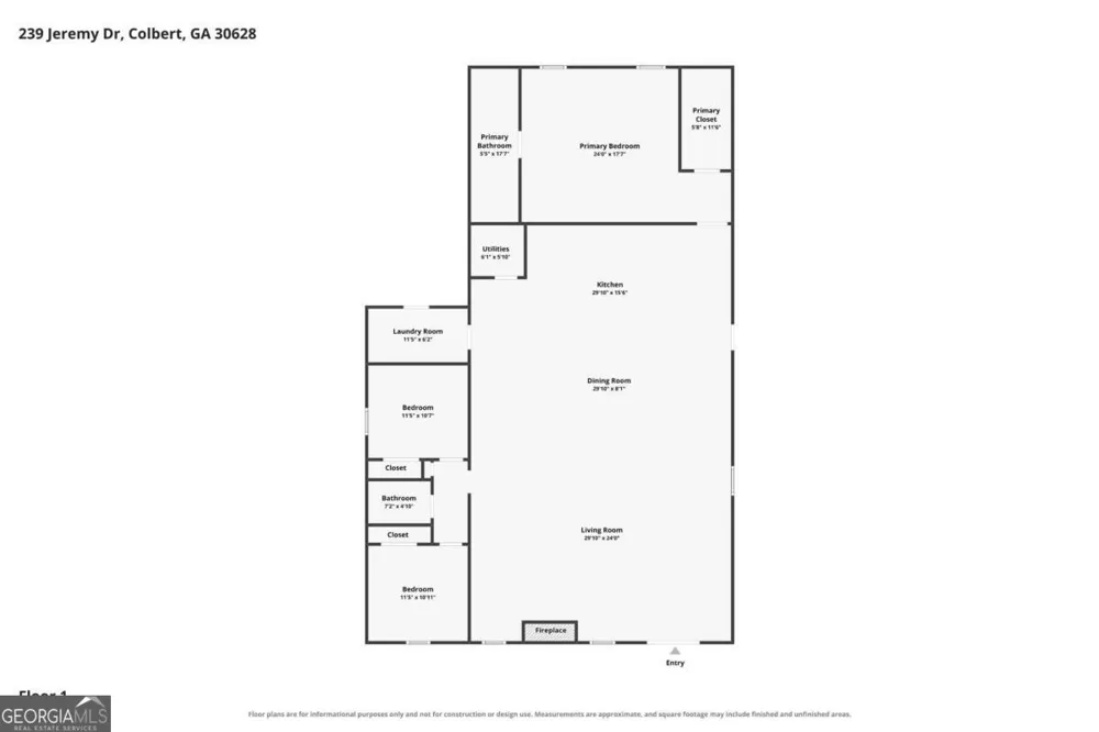 239 Jeremy DR Colbert, GA 30628