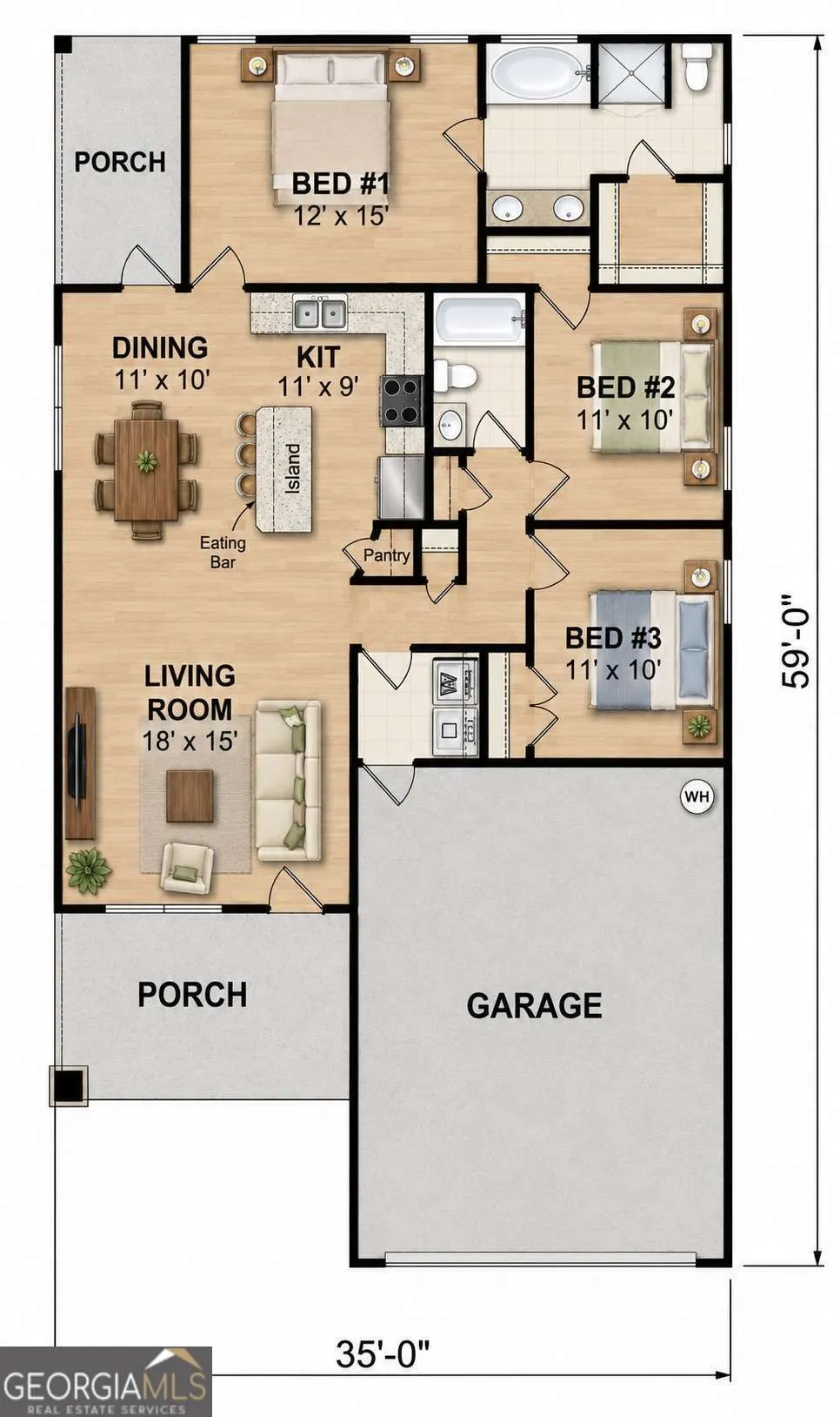 155 Mulberry LN Danielsville, GA 30633