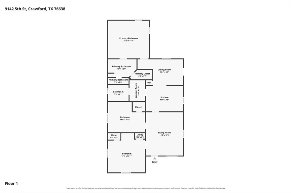 9142 5TH STREET Crawford, TX 76638