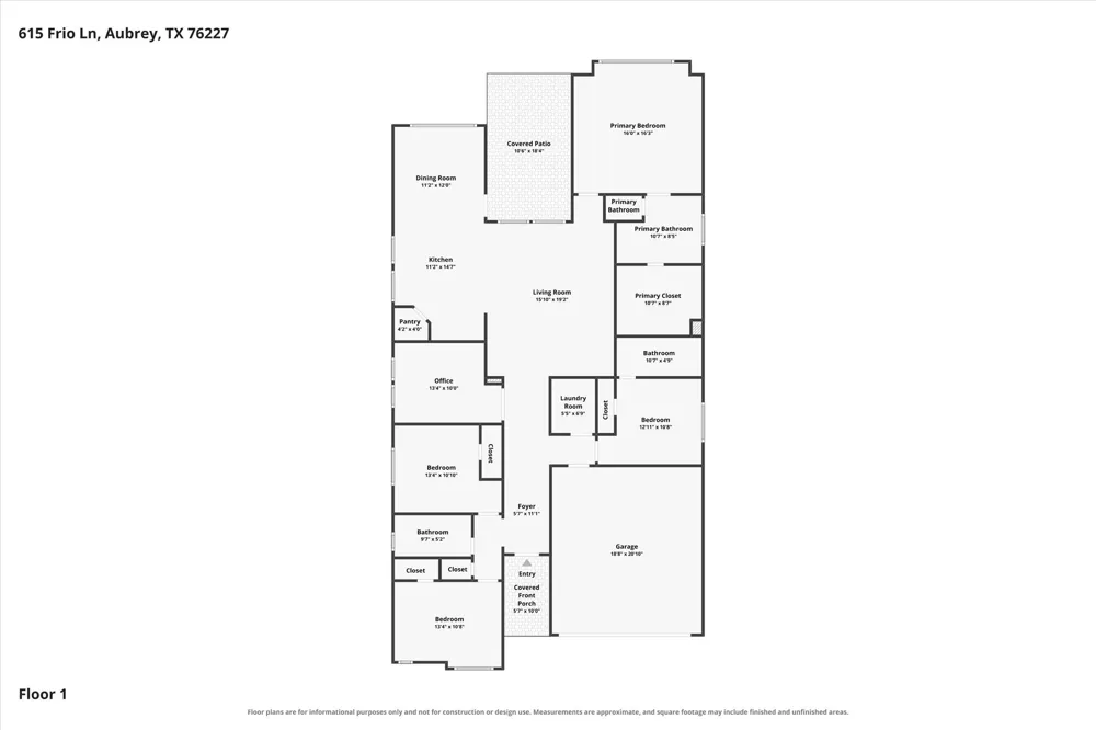 615 Frio Lane Aubrey, TX 76227