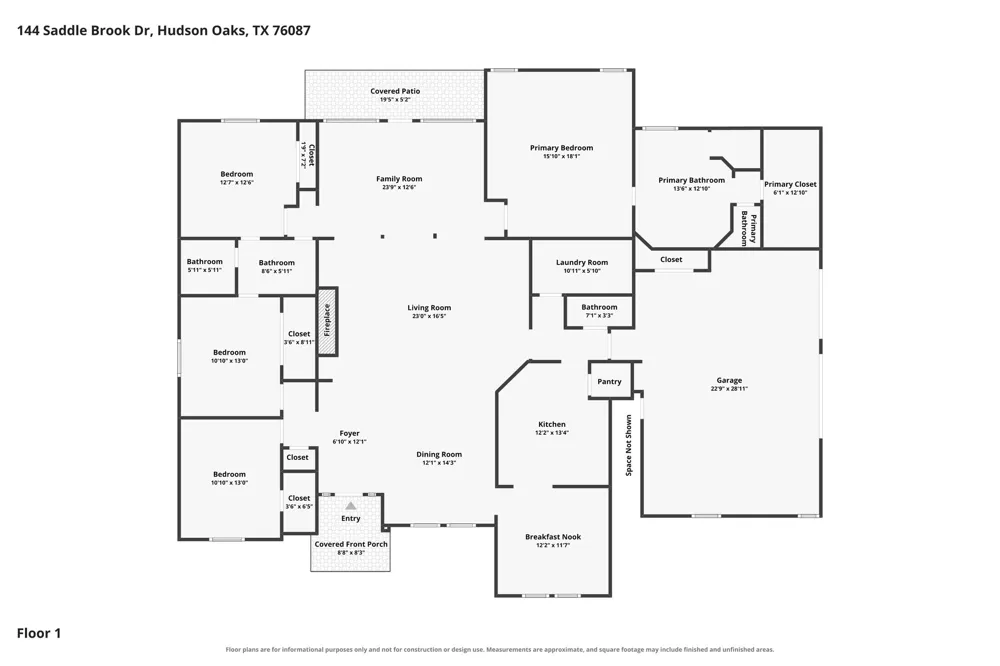 144 Saddle Brook Drive Hudson Oaks, TX 76087