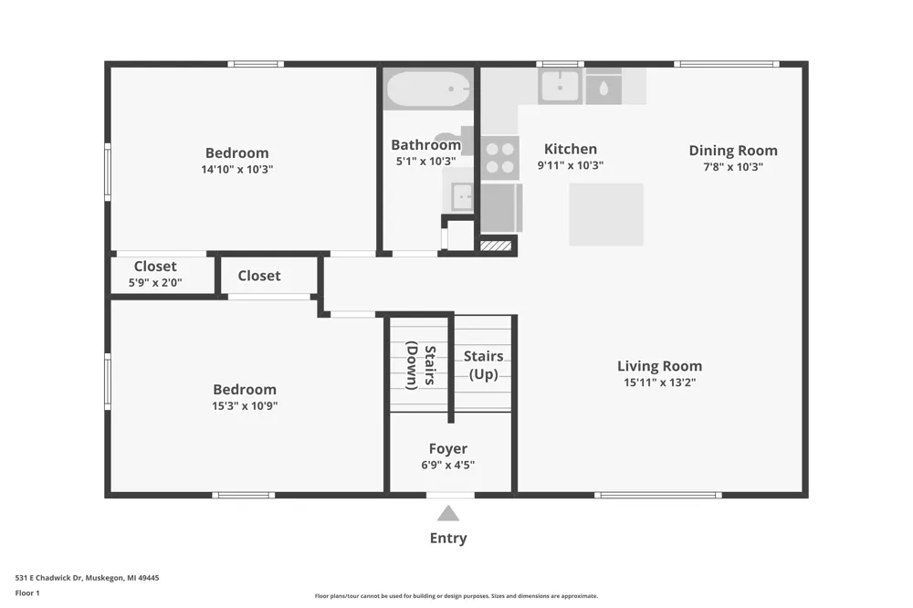 531 E Chadwick Drive Muskegon, MI 49445