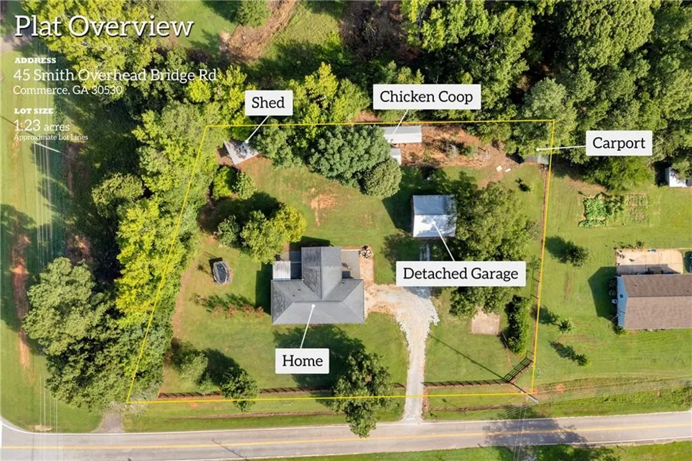 45 Smith Overhead Bridge Road Commerce, GA 30530