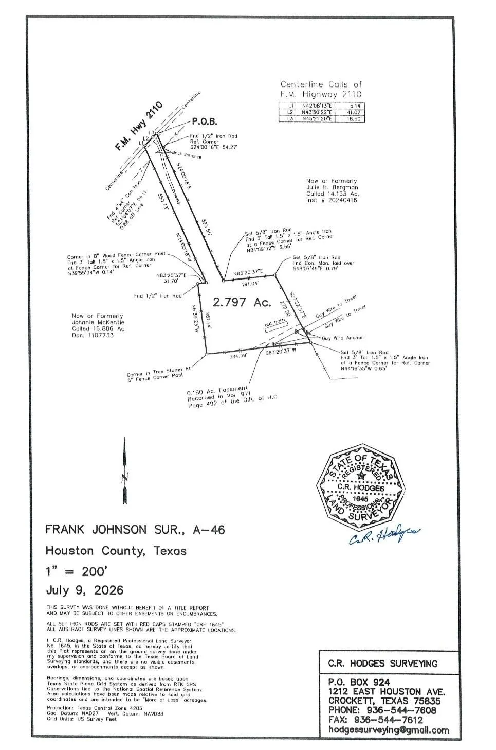Farm To Market Road 2110 Crockett, TX 75835