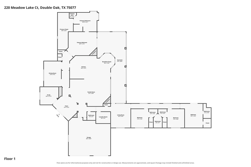 220 Meadow Lake Court Double Oak, TX 75077