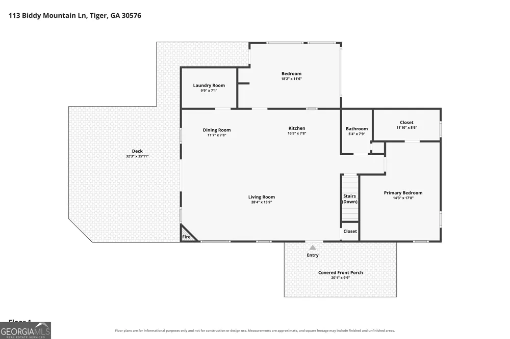113 Biddy Mtn LN Tiger, GA 30576