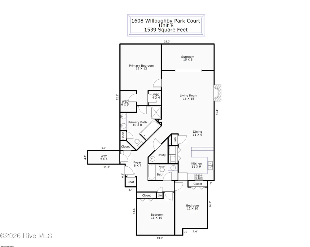 1608 Willoughby Park Court #Unit 8 Wilmington, NC 28412