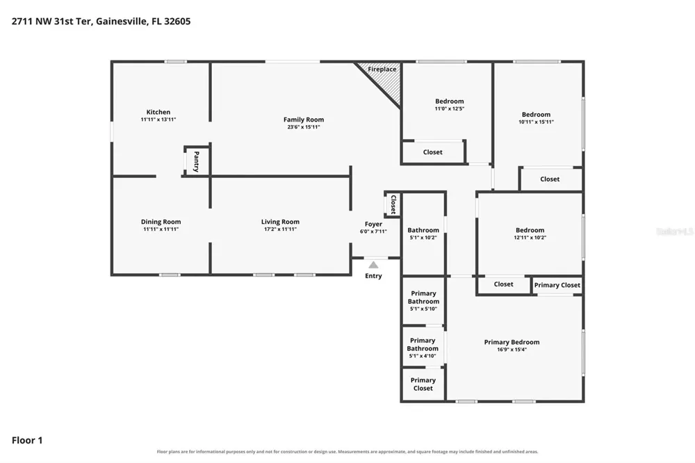2711 NW 31ST TERRACE Gainesville, FL 32605
