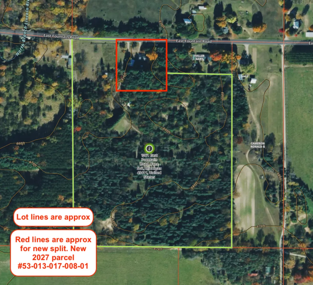 1061 E Fountain Road Free Soil, MI 49411