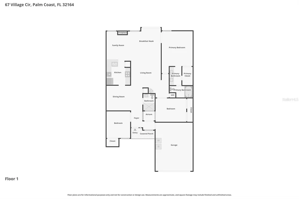 67 VILLAGE CIRCLE #67 Palm Coast, FL 32164
