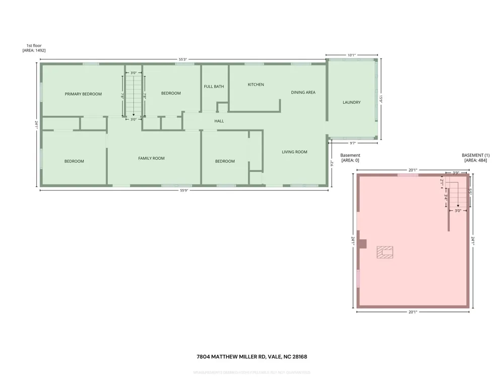 7804 Matthew Miller Road Vale, NC 28168