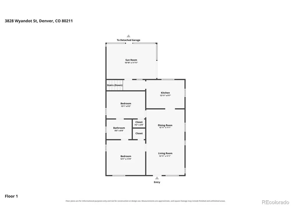 3828 Wyandot Street Denver, CO 80211