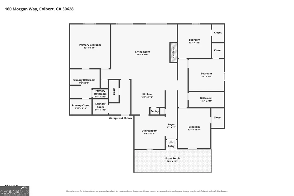 160 Morgan WAY Colbert, GA 30628