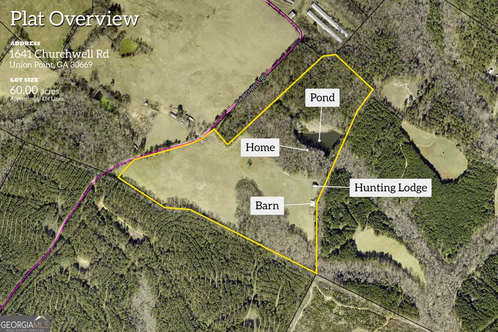 1641 Churchwell RD Union Point, GA 30669