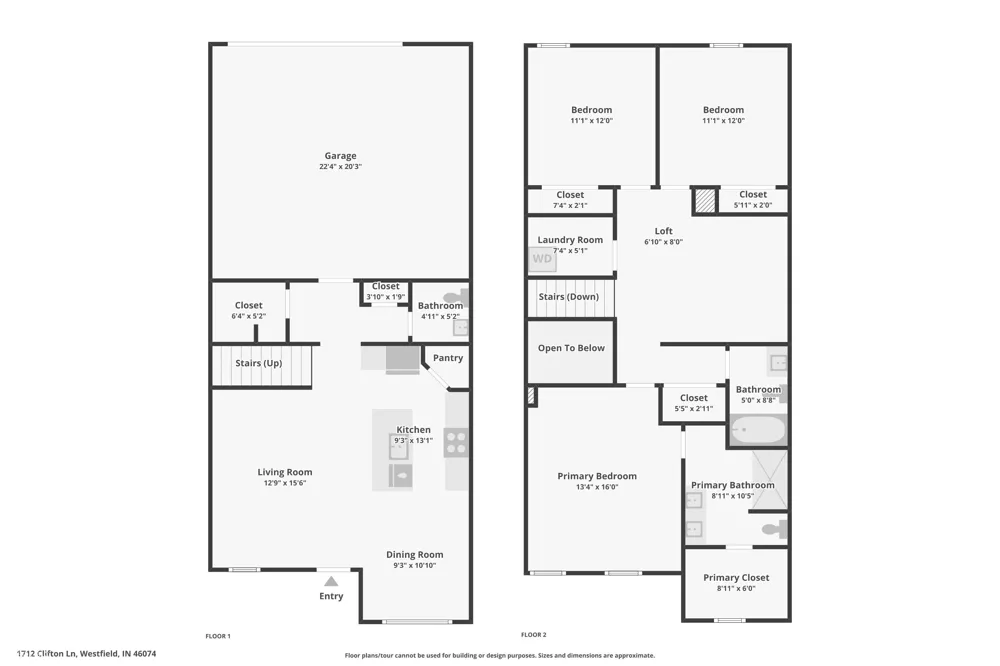 1712 Clifton Lane Westfield, IN 46074