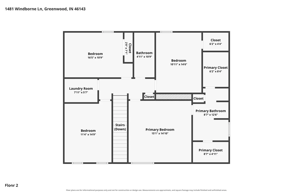 1481 Windborne Lane Greenwood, IN 46143