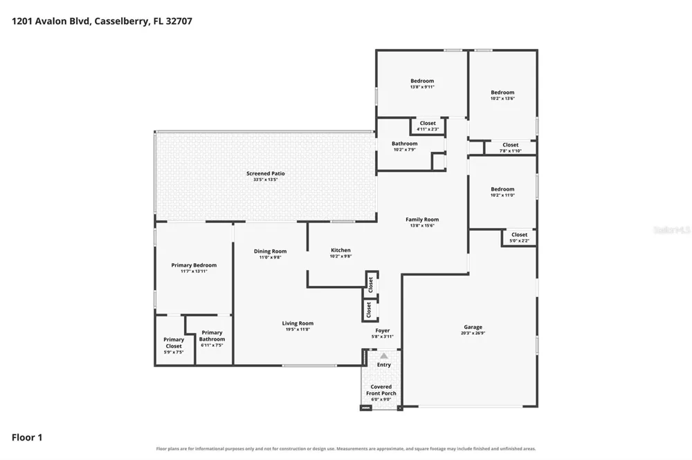 1201 AVALON BOULEVARD Casselberry, FL 32707