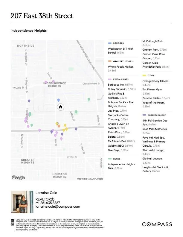 207 E 38th Street E #B Houston, TX 77018