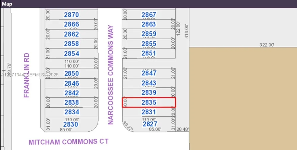2835 NARCOOSSEE COMMONS WAY Saint Cloud, FL 34771