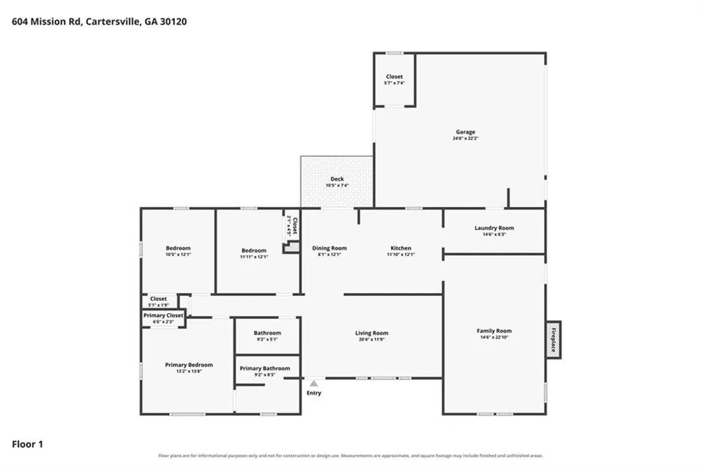 604 Mission Road SW Cartersville, GA 30120
