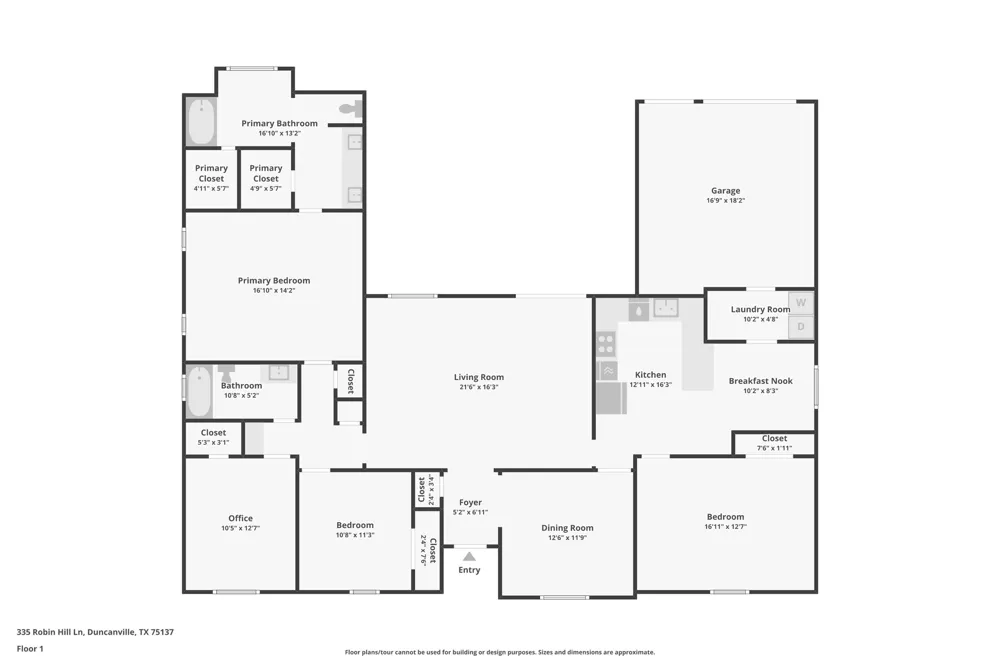 335 Robin Hill Lane Duncanville, TX 75137