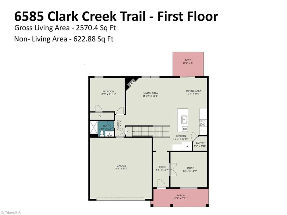 6585 Clark Creek Trail Whitsett, NC 27377