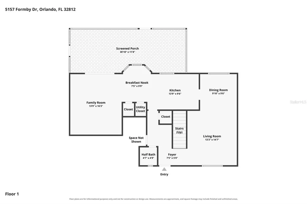 5157 FORMBY DRIVE Orlando, FL 32812