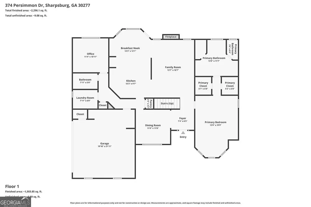 374 Persimmon DR Sharpsburg, GA 30277
