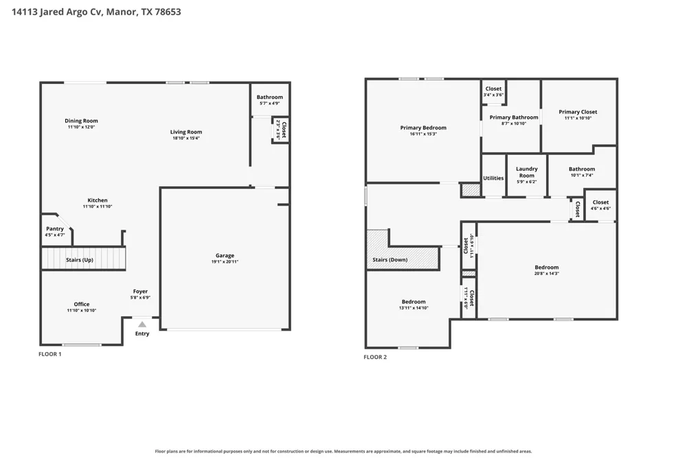14113 Jared Argo Cove Manor, TX 78653