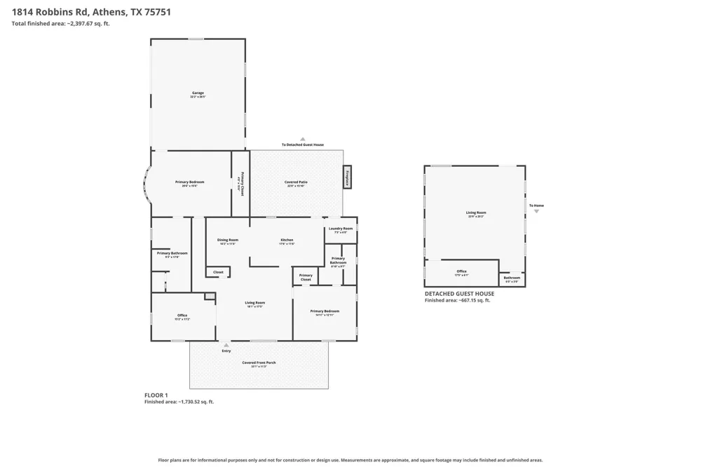 1814 Robbins Road Athens, TX 75751