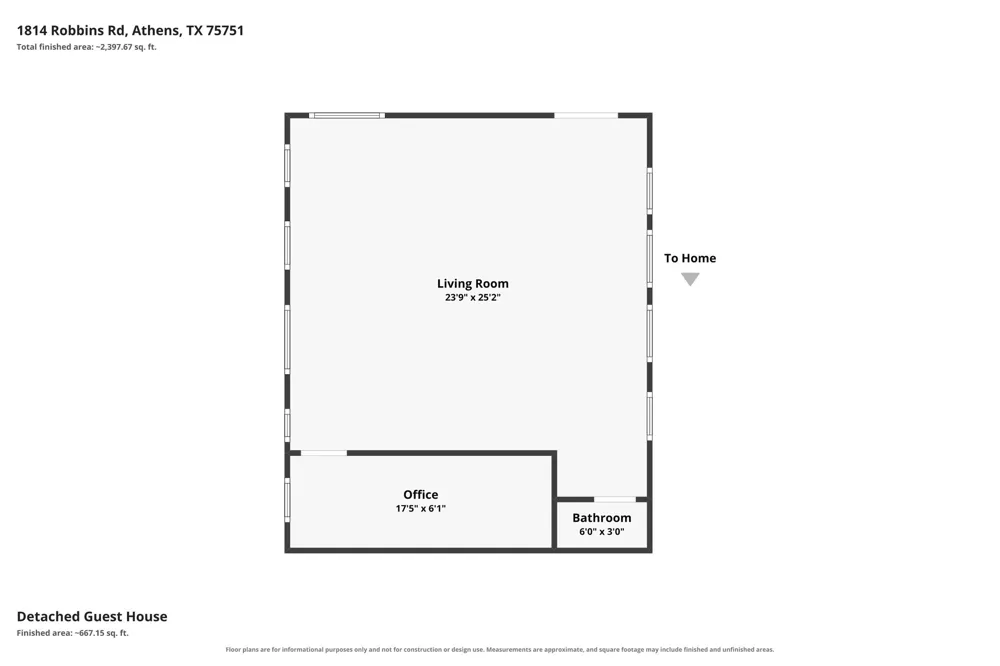 1814 Robbins Road Athens, TX 75751