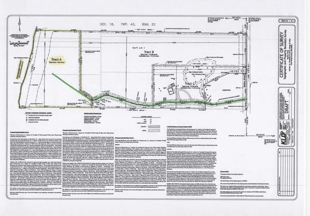 8 Acres Mississippi River Front TBD Bedow Road Fort Ripley, MN 56449