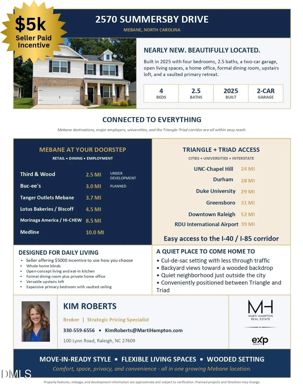 2570 Summersby Drive Mebane, NC 27302