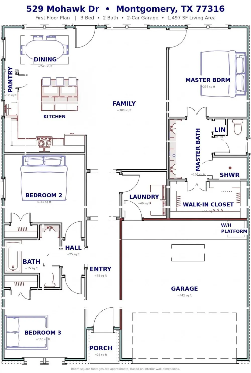 529 Mohawk Bend Conroe, TX 77316