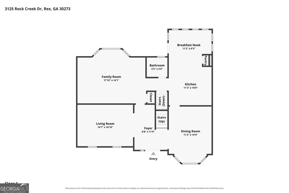 3125 Rock Creek DR Rex, GA 30273