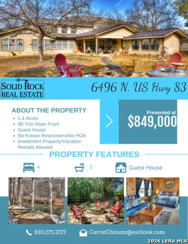 6496 US HIGHWAY 83 Leakey, TX 78873