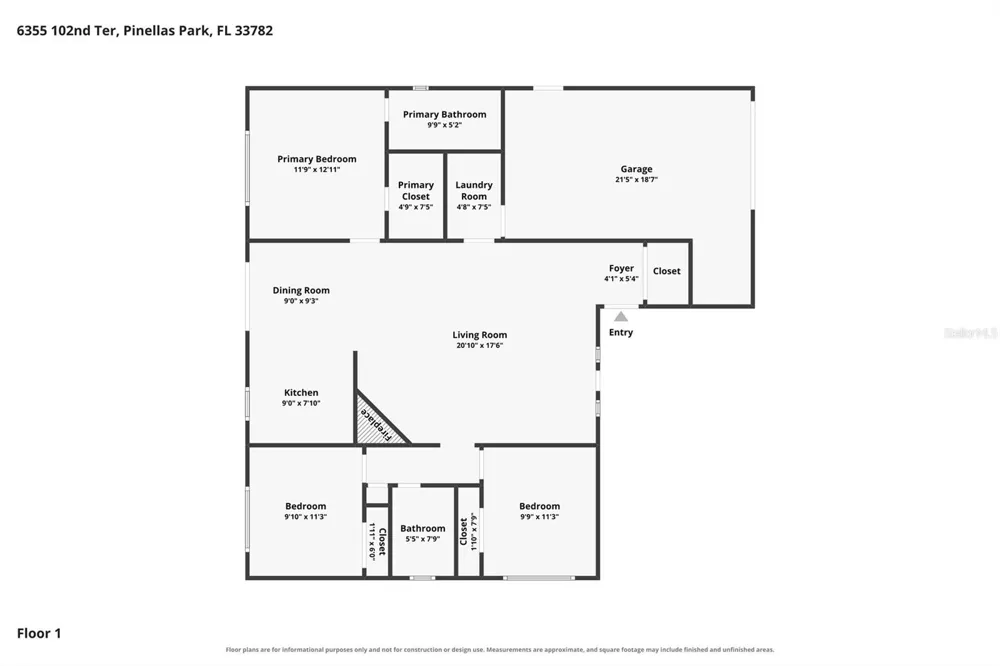 6355 102ND TERRACE Pinellas Park, FL 33782