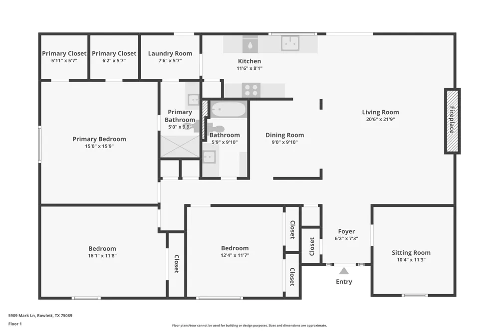 5909 Mark Lane Rowlett, TX 75089